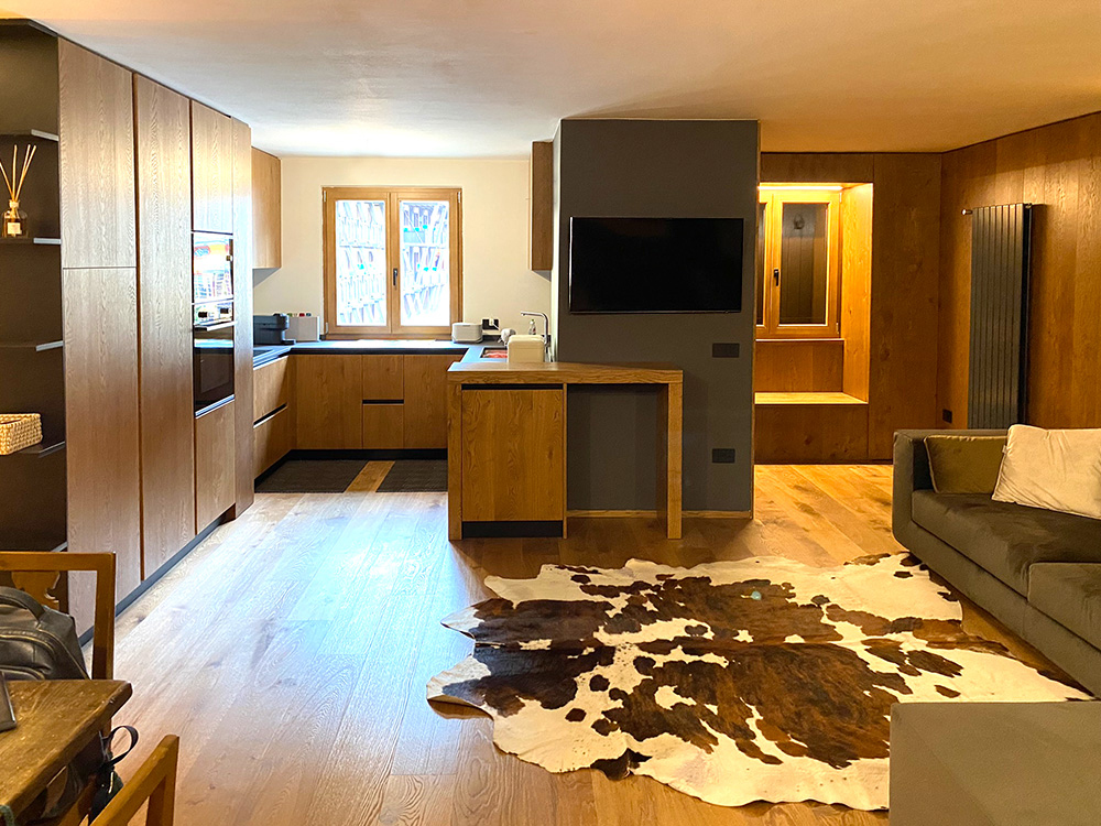 Appartamento Madonna di campiglio realizzato da studio di architettura a Brescia - progetto residenziale - GSA ARCHITETTI - Brescia