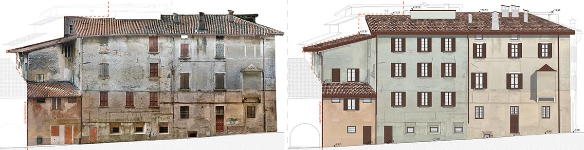 Recupero edificio del 700 a Gardone Val Trompia - PROGETTO WORK IN PROGRESS - GSA ARCHITETTI - Brescia
