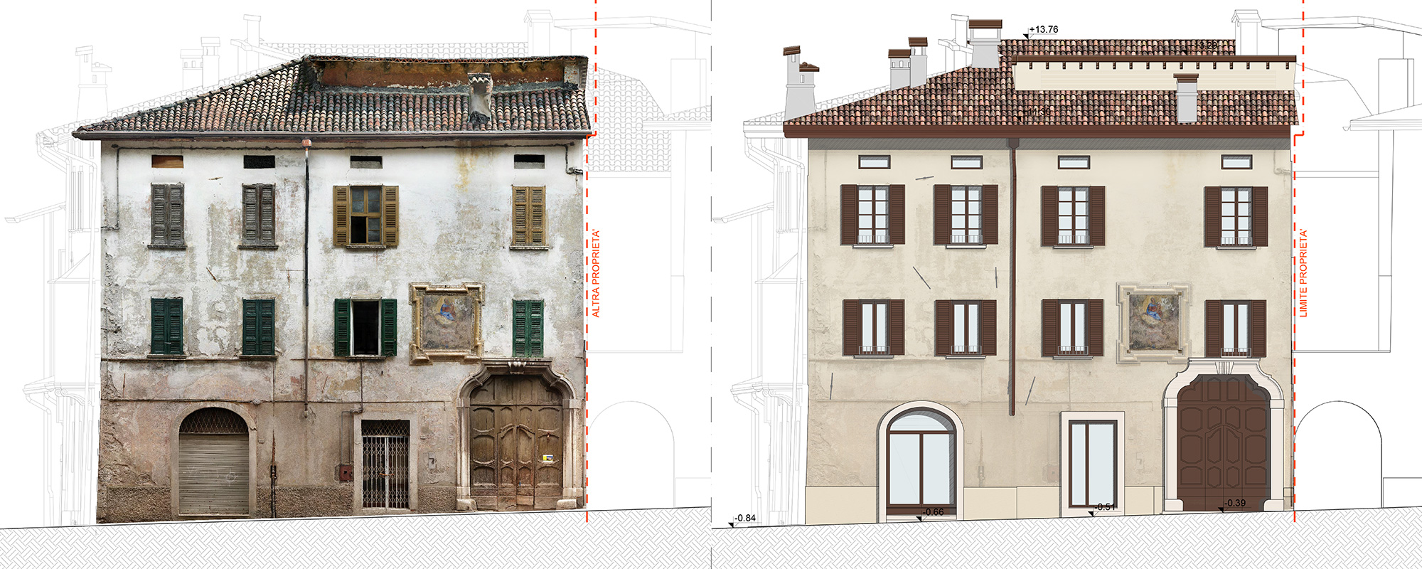Recupero edificio del 700 a Gardone Val Trompia - PROGETTO WORK IN PROGRESS - GSA ARCHITETTI - Brescia